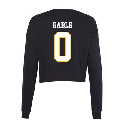 PLU - NCAA Football : Zachary Gable - Women's Cropped Crew Fleece-1