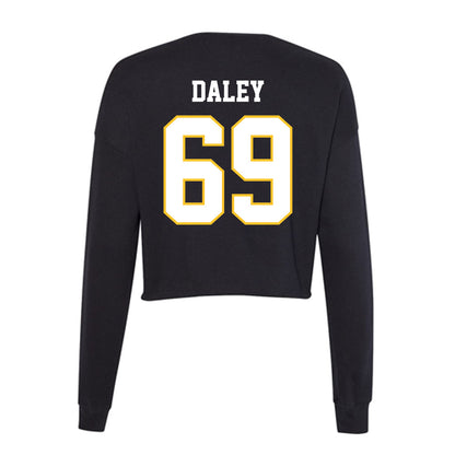PLU - NCAA Football : Aron Daley - Women's Cropped Crew Fleece-1