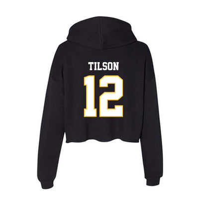 PLU - NCAA Softball : Brooke Tilson - Women's Crop Fleece Hoodie-1