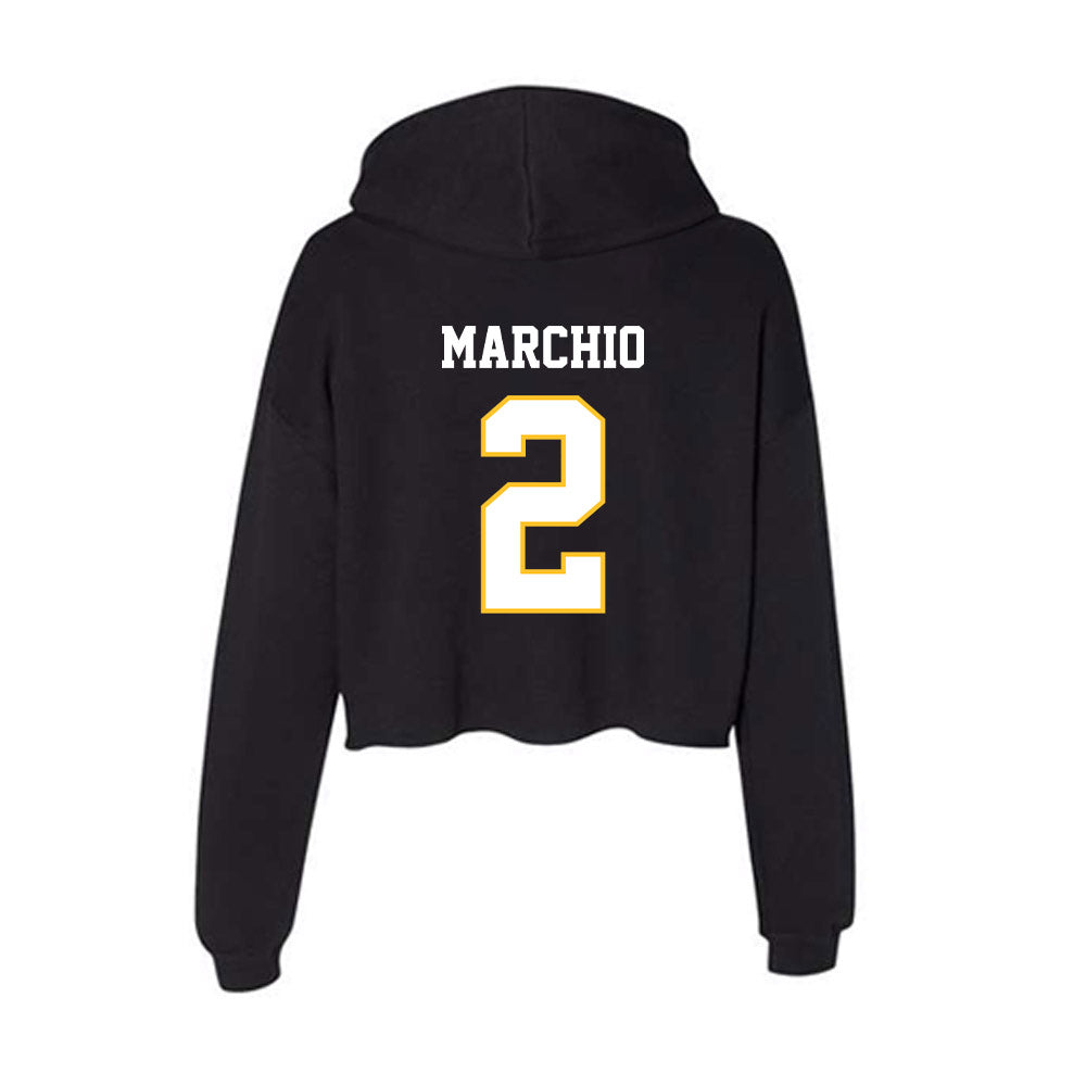 PLU - NCAA Women's Lacrosse : Issabella Marchio - Women's Crop Fleece Hoodie-1