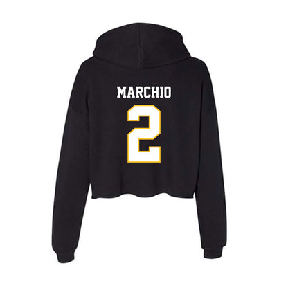 PLU - NCAA Women's Lacrosse : Issabella Marchio - Women's Crop Fleece Hoodie-1