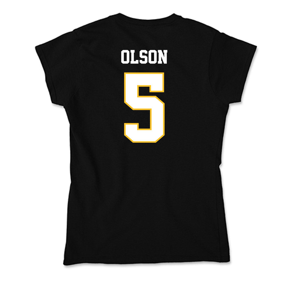 PLU - NCAA Women's Soccer : Olivia Olson - Soft Style Women’s T-Shirt-1