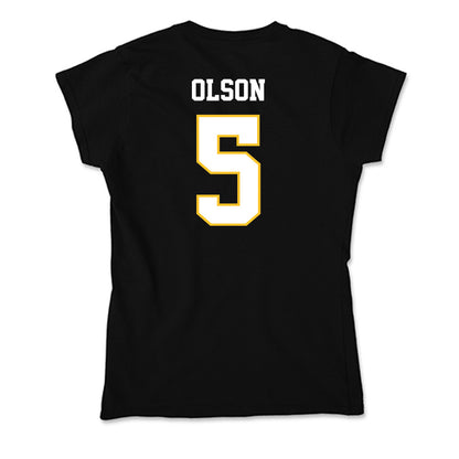 PLU - NCAA Women's Soccer : Olivia Olson - Soft Style Women’s T-Shirt-1