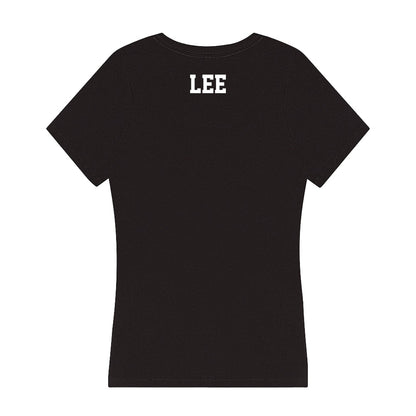 PLU - NCAA Women's Swimming & Diving : Jessica Lee - Women's V-Neck T-Shirt-1