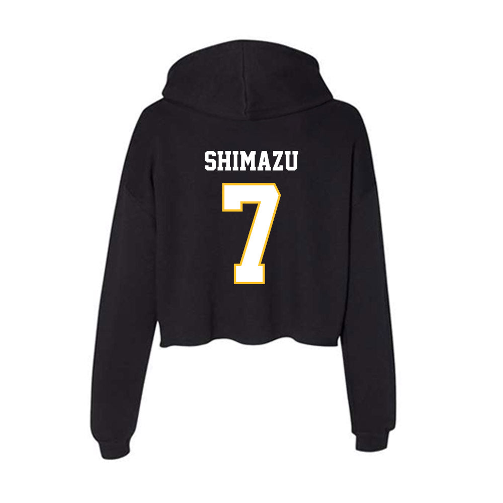 PLU - NCAA Men's Soccer : Yuta Shimazu - Women's Crop Fleece Hoodie-1