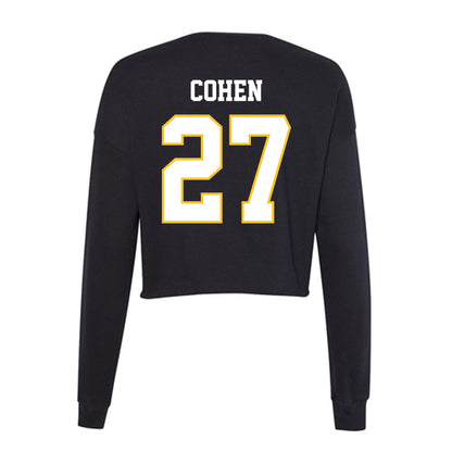 PLU - NCAA Baseball : Jonathan Cohen - Women's Cropped Crew Fleece-1