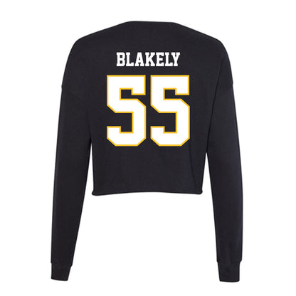 PLU - NCAA Softball : Kimara Blakely - Women's Cropped Crew Fleece-1