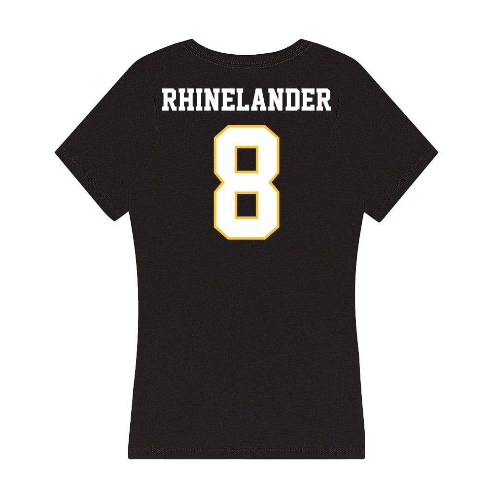 PLU - NCAA Football : Colby Rhinelander - Women's V-Neck T-Shirt-1