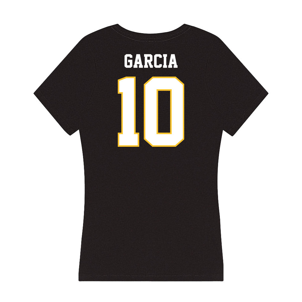 PLU - NCAA Softball : Paola Garcia - Women's V-Neck T-Shirt-1