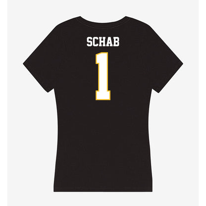 PLU - NCAA Women's Lacrosse : Auslyn Schab - Women's V-Neck T-Shirt-1