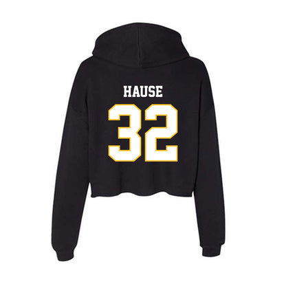PLU - NCAA Football : Michael Hause - Women's Crop Fleece Hoodie-1