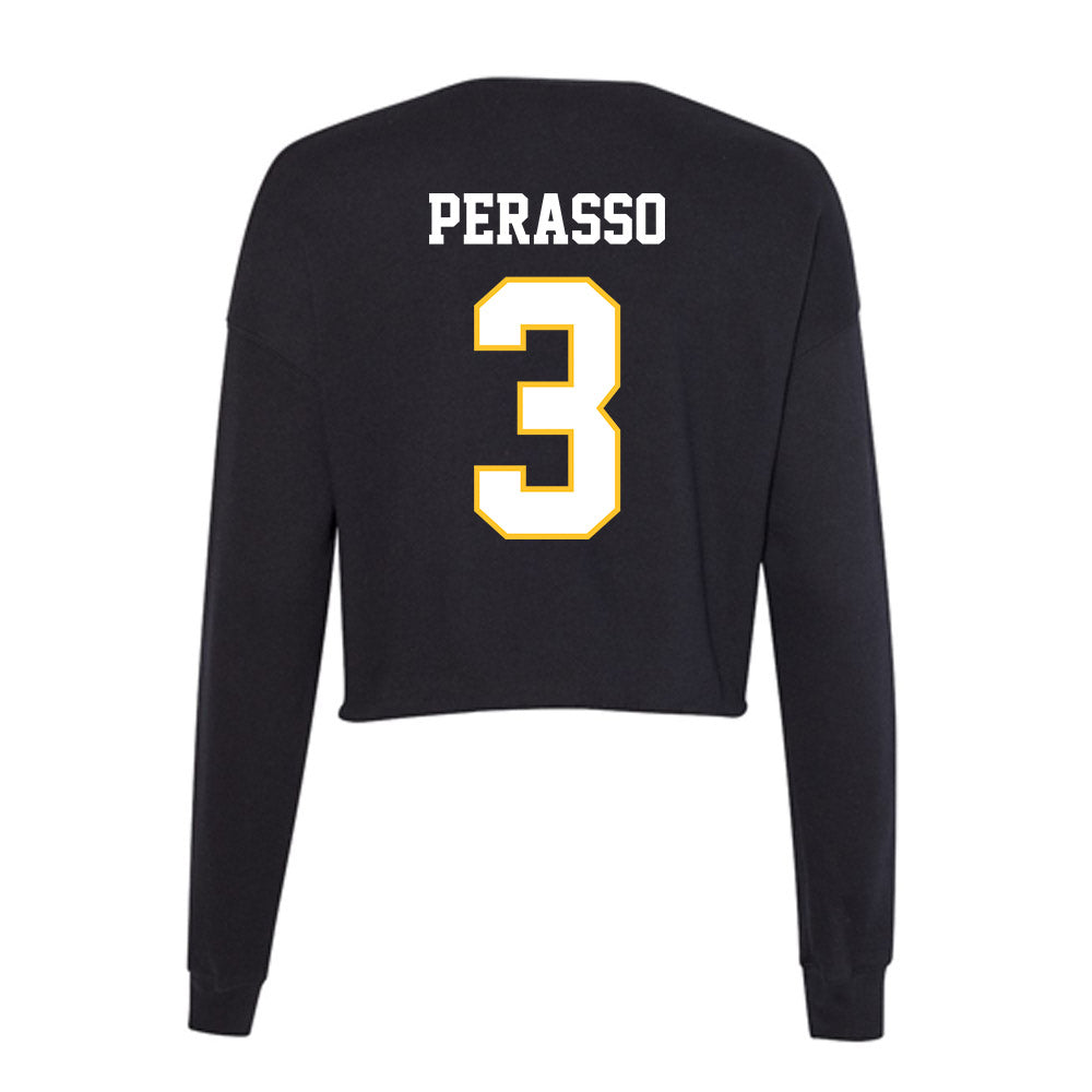 PLU - NCAA Men's Basketball : Dominic Perasso - Women's Cropped Crew Fleece-1