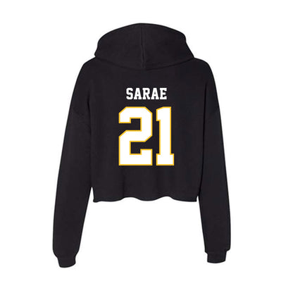 PLU - NCAA Softball : Briana Lynn Sarae - Women's Crop Fleece Hoodie-1
