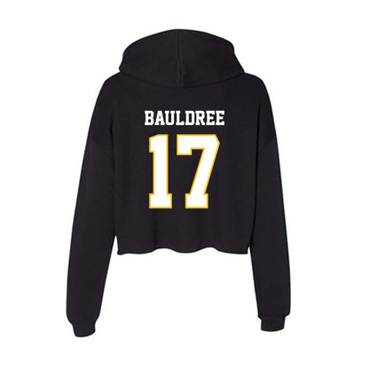 PLU - NCAA Football : Jesse Bauldree - Women's Crop Fleece Hoodie-1