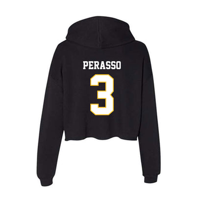 PLU - NCAA Men's Basketball : Dominic Perasso - Women's Crop Fleece Hoodie-1