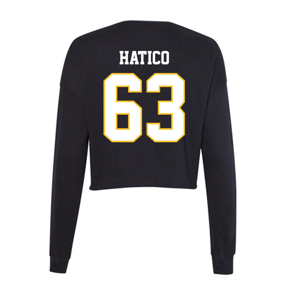 PLU - NCAA Football : Aeryk Hatico - Women's Cropped Crew Fleece-1