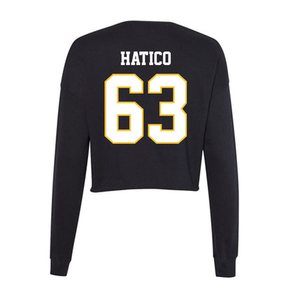 PLU - NCAA Football : Aeryk Hatico - Women's Cropped Crew Fleece-1