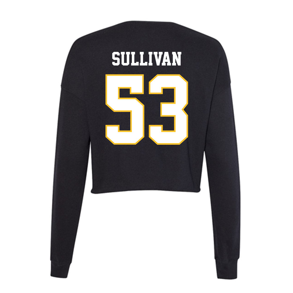 PLU - NCAA Football : joshua sullivan - Women's Cropped Crew Fleece-1