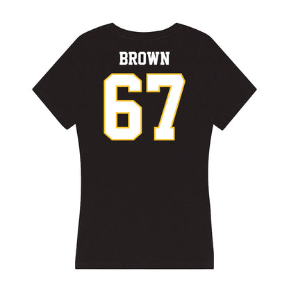 PLU - NCAA Football : Jacob Brown - Women's V-Neck T-Shirt-1