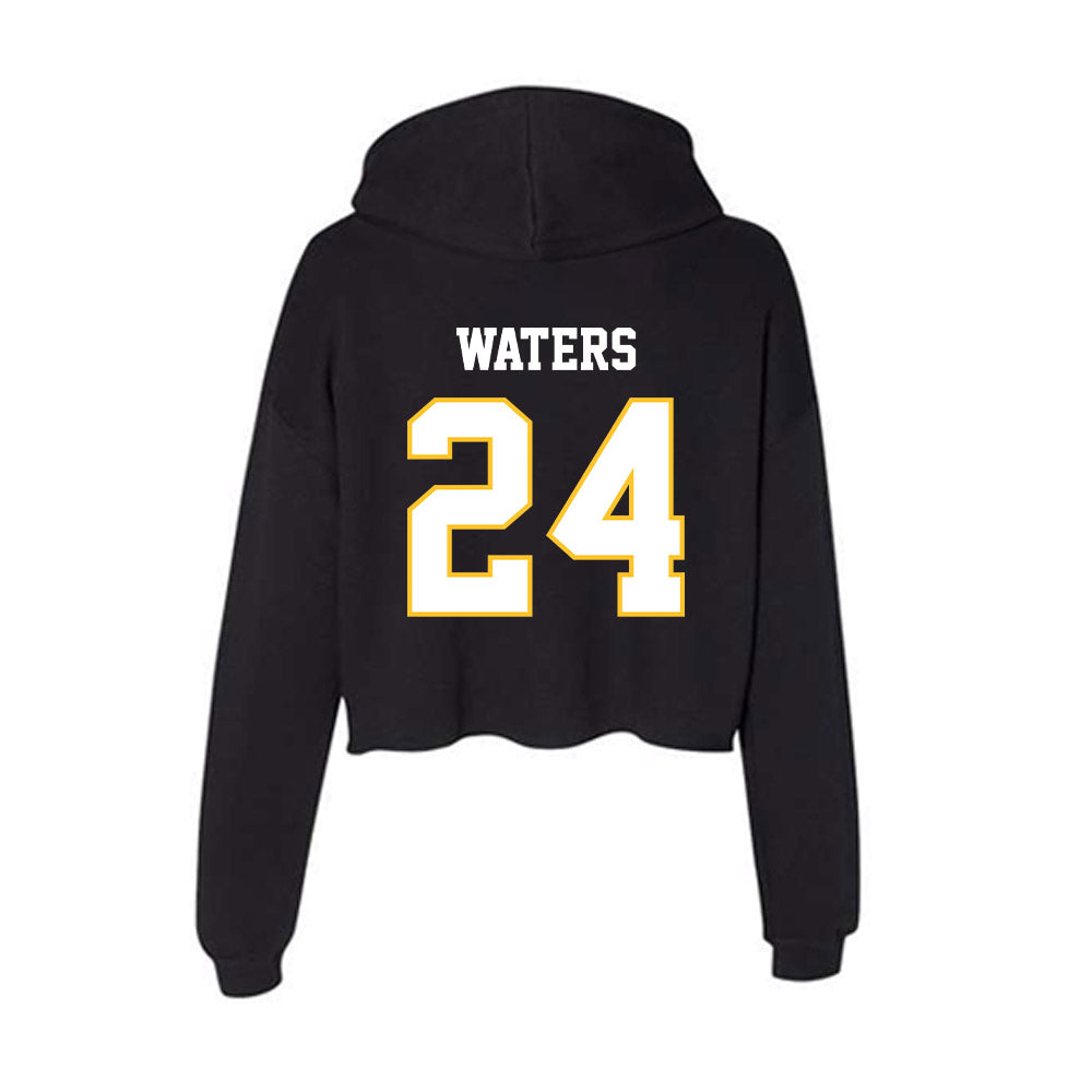 PLU - NCAA Football : Davyn Waters - Women's Crop Fleece Hoodie-1