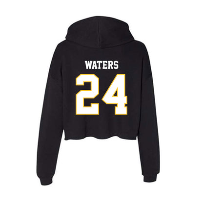 PLU - NCAA Football : Davyn Waters - Women's Crop Fleece Hoodie-1