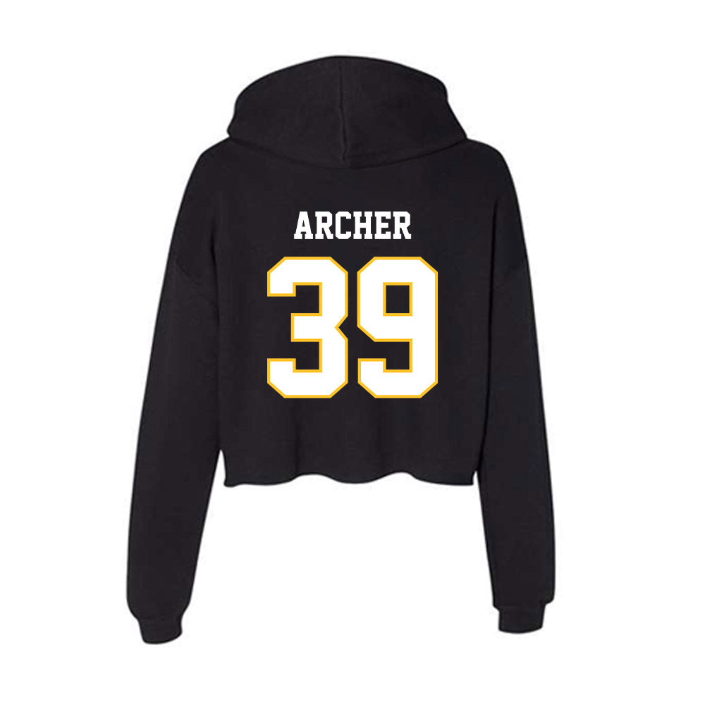 PLU - NCAA Women's Soccer : Kyleigh Archer - Women's Crop Fleece Hoodie-1