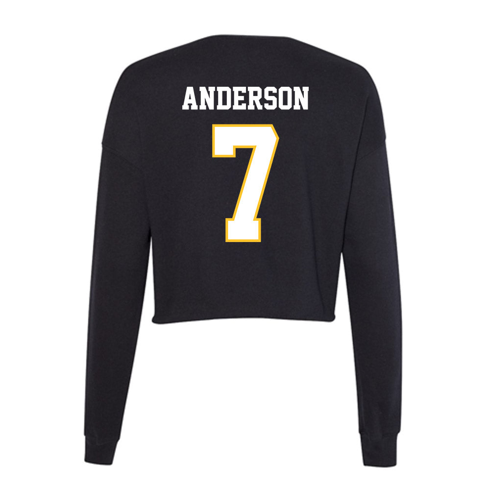 PLU - NCAA Softball : Maiya Anderson - Women's Cropped Crew Fleece-1