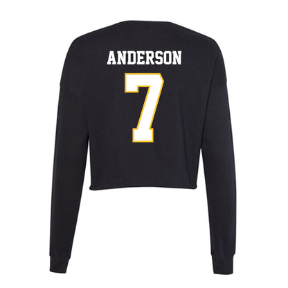 PLU - NCAA Softball : Maiya Anderson - Women's Cropped Crew Fleece-1