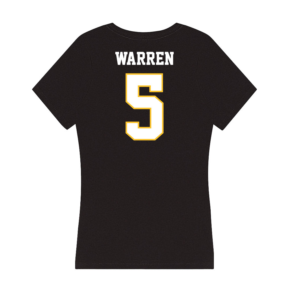 PLU - NCAA Women's Golf : Ariana Warren - Women's V-Neck T-Shirt-1