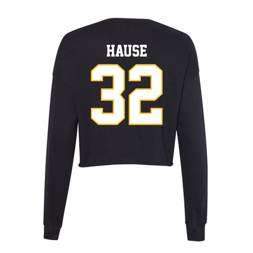 PLU - NCAA Football : Michael Hause - Women's Cropped Crew Fleece-1