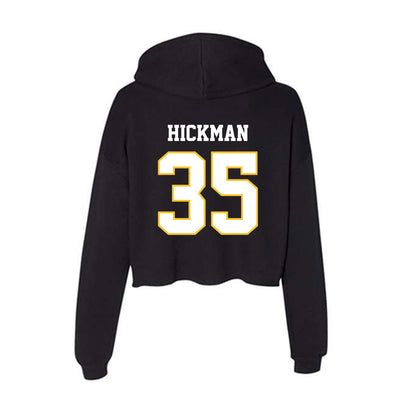 PLU - NCAA Baseball : Andrew Hickman - Women's Crop Fleece Hoodie-1