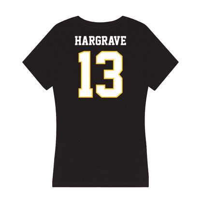 PLU - NCAA Softball : Mila Hargrave - Women's V-Neck T-Shirt-1