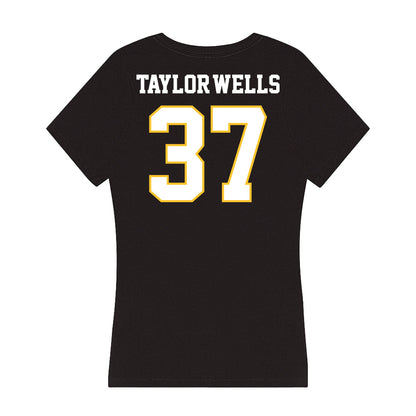 PLU - NCAA Football : Mason Taylor-Wells - Women's V-Neck T-Shirt-1