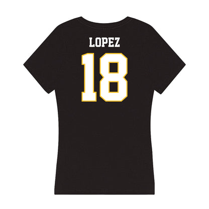 PLU - NCAA Football : Kawika Lopez - Women's V-Neck T-Shirt-1