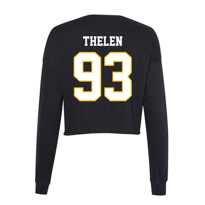 PLU - NCAA Football : Drew Thelen - Women's Cropped Crew Fleece-1