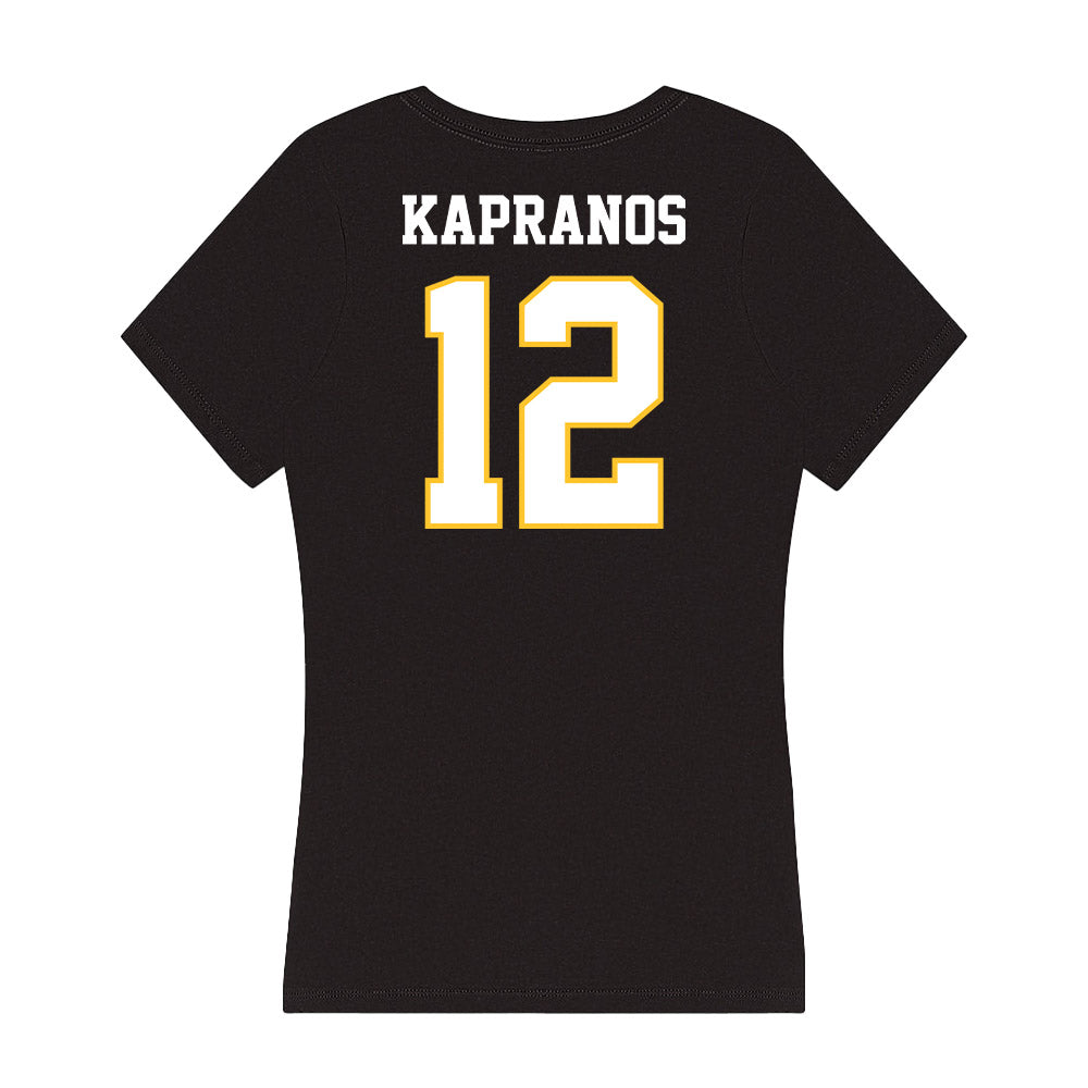 PLU - NCAA Men's Basketball : Charlie Kapranos - Women's V-Neck T-Shirt-1