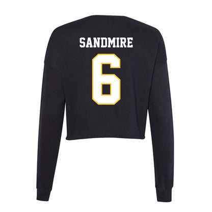 PLU - NCAA Women's Soccer : Morgan Sandmire - Women's Cropped Crew Fleece-1