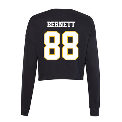 PLU - NCAA Football : Keon Bernett - Women's Cropped Crew Fleece-1