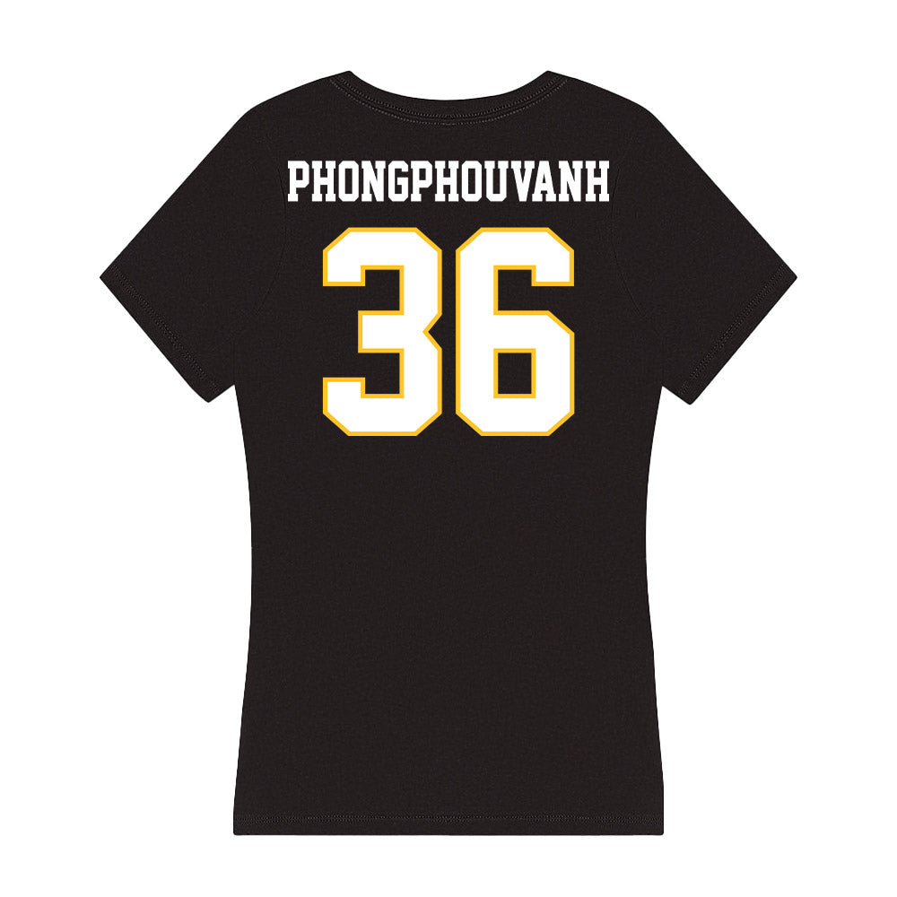 PLU - NCAA Football : Nathan Phongphouvanh - Women's V-Neck T-Shirt-1