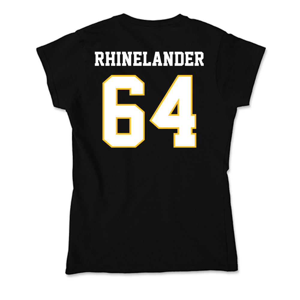 PLU - NCAA Football : Caleb Rhinelander - Soft Style Women’s T-Shirt-1