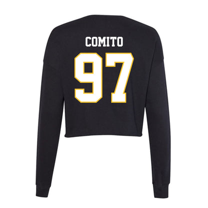 PLU - NCAA Football : Andrew Comito - Women's Cropped Crew Fleece-1