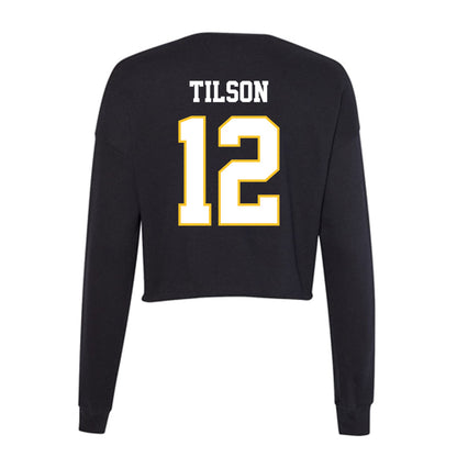 PLU - NCAA Softball : Brooke Tilson - Women's Cropped Crew Fleece-1