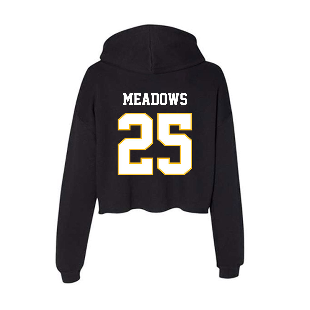  - NCAA Baseball : Matthew Meadows - Women's Crop Fleece Hoodie-1