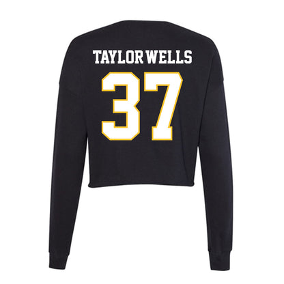 PLU - NCAA Football : Mason Taylor-Wells - Women's Cropped Crew Fleece-1
