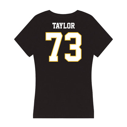 PLU - NCAA Football : Draven Taylor - Women's V-Neck T-Shirt-1