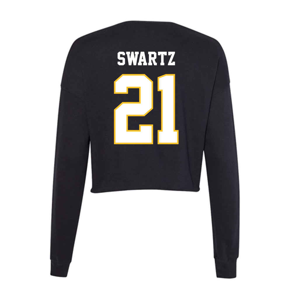 PLU - NCAA Baseball : Kamryn Swartz - Women's Cropped Crew Fleece-1