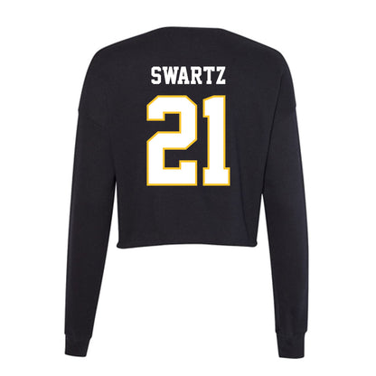 PLU - NCAA Baseball : Kamryn Swartz - Women's Cropped Crew Fleece-1
