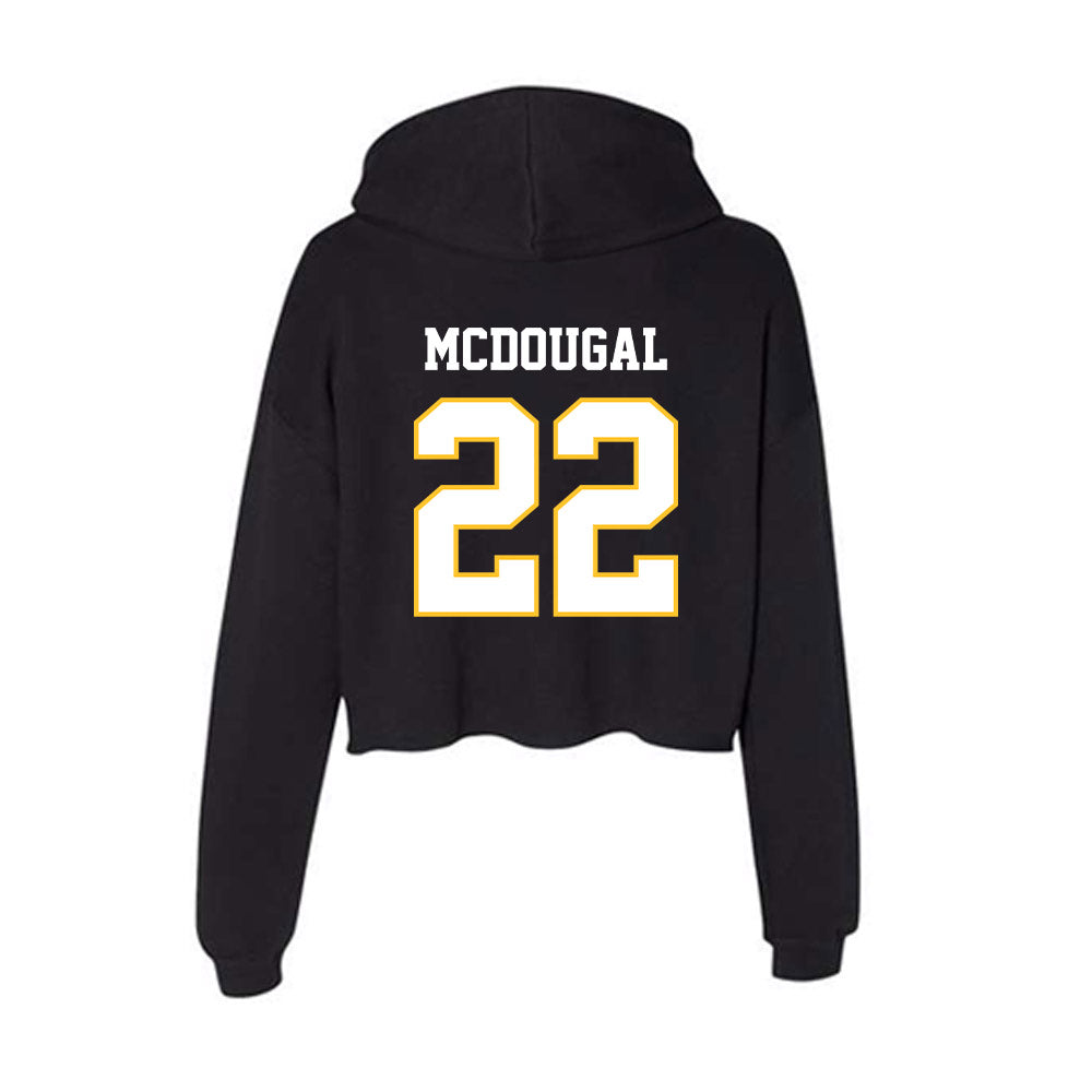 PLU - NCAA Women's Soccer : Katelyn McDougal - Women's Crop Fleece Hoodie-1