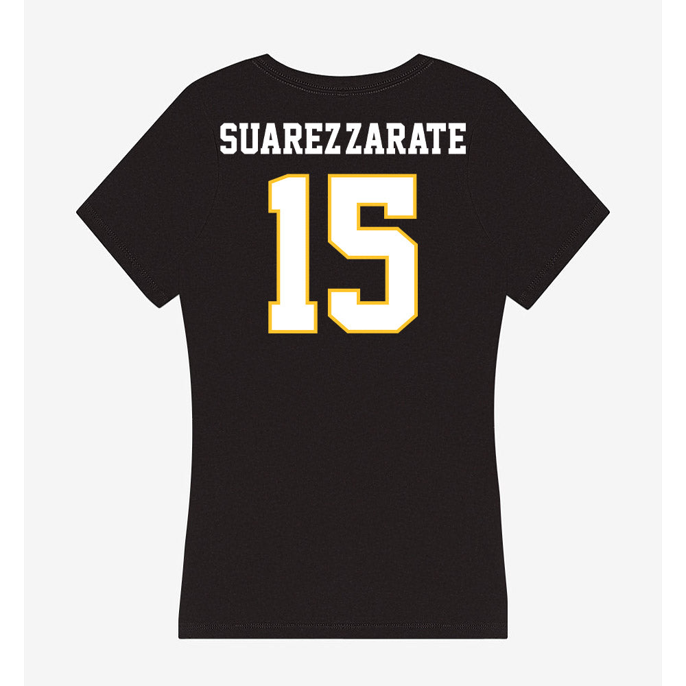 PLU - NCAA Women's Lacrosse : Daisy Suarez-Zarate - Women's V-Neck T-Shirt-1