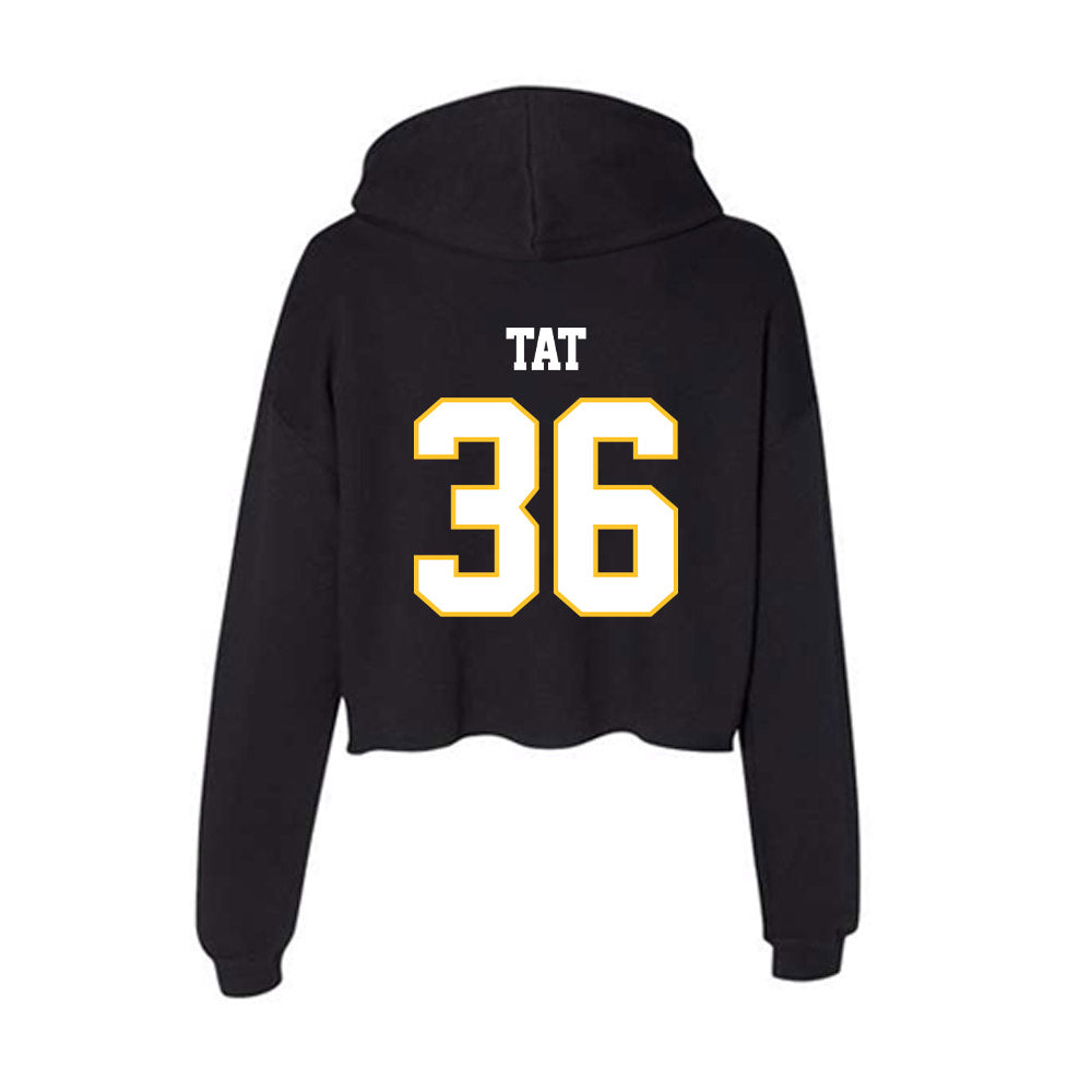PLU - NCAA Baseball : Kyle Tat - Women's Crop Fleece Hoodie-1